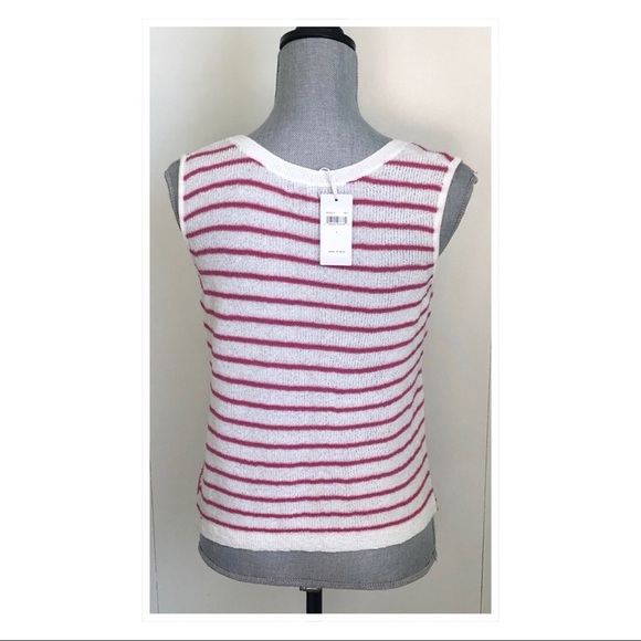 NWT SPLENDID SLEEVELESS KNIT TWIST FRONT TOP - Picture 6 of 6